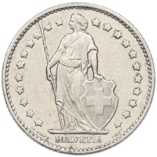 Монета 1 франк 1978 года Швейцария (реверс)