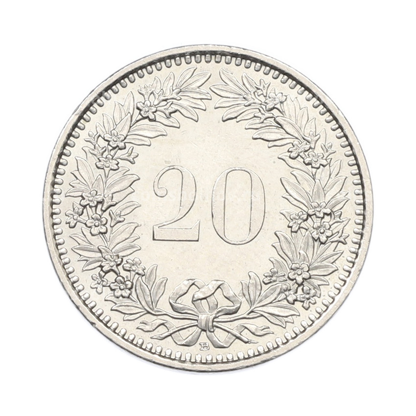 Монета 20 раппенов 2013 года Швейцария (вид 2)