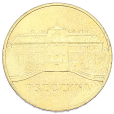 Монета 2 злотых 2006 года Польша «Древние города Польши — Пщина» (аверс)