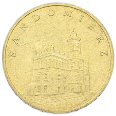 Монета 2 злотых 2006 года Польша «Древние города Польши — Сандомир» (аверс)