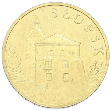 Монета 2 злотых 2007 года Польша «Древние города Польши — Слупск» (аверс)