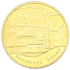 Монета 2 злотых 2008 года Польша «Памятники Польши — Казимеж-Дольны» (аверс)