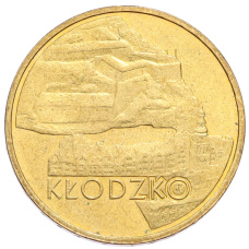 Монета 2 злотых 2007 года Польша «Древние города Польши — Клодзко» (аверс)