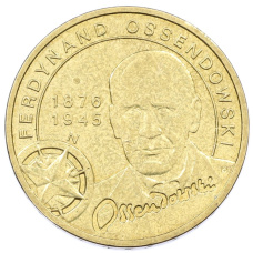 Монета 2 злотых 2011 года Польша «Польские путешественники — Фердинанд Оссендовский» (аверс)