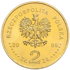Монета 2 злотых 2009 года Польша «История польской музыки — Чеслав Немен» (реверс)