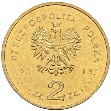 Монета 2 злотых 2013 года Польша «100 лет со дня рождения Витольда Лютославского» (реверс)