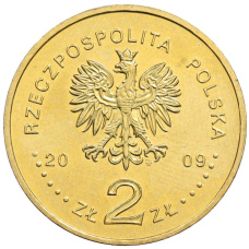 Монета 2 злотых 2009 года Польша «История польской кавалерии — Гусар XVII века» (реверс)