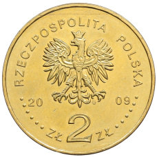 Монета 2 злотых 2009 года Польша «25 лет со дня смерти блаженного Ежи Попелушко» (реверс)