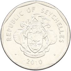 Монета 5 рупий 2010 года Сейшелы (реверс)