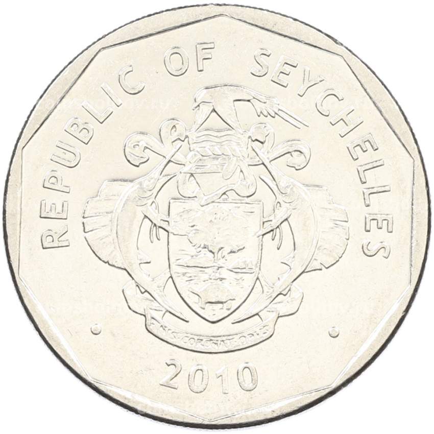 Монета 5 рупий 2010 года Сейшелы (вид 2)