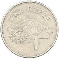 Монета 1 рупия 2007 года Сейшелы (аверс)