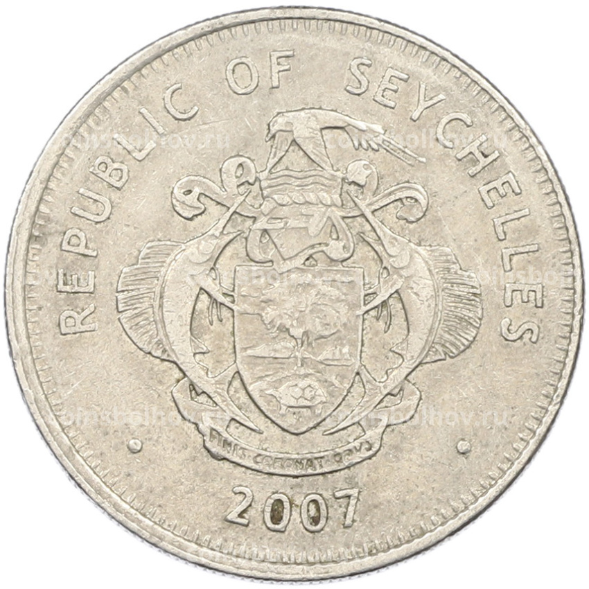 Монета 1 рупия 2007 года Сейшелы (вид 2)