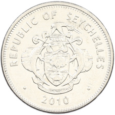 Монета 1 рупия 2010 года Сейшелы (реверс)