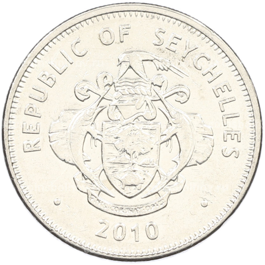 Монета 1 рупия 2010 года Сейшелы (вид 2)
