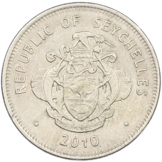 Монета 1 рупия 2010 года Сейшелы (реверс)