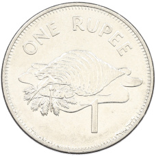 Монета 1 рупия 2010 года Сейшелы (аверс)