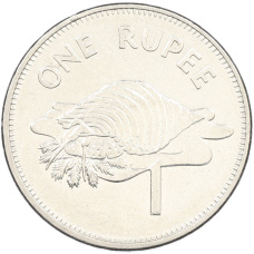 Монета 1 рупия 2010 года Сейшелы (аверс)
