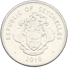 Монета 1 рупия 2010 года Сейшелы (реверс)