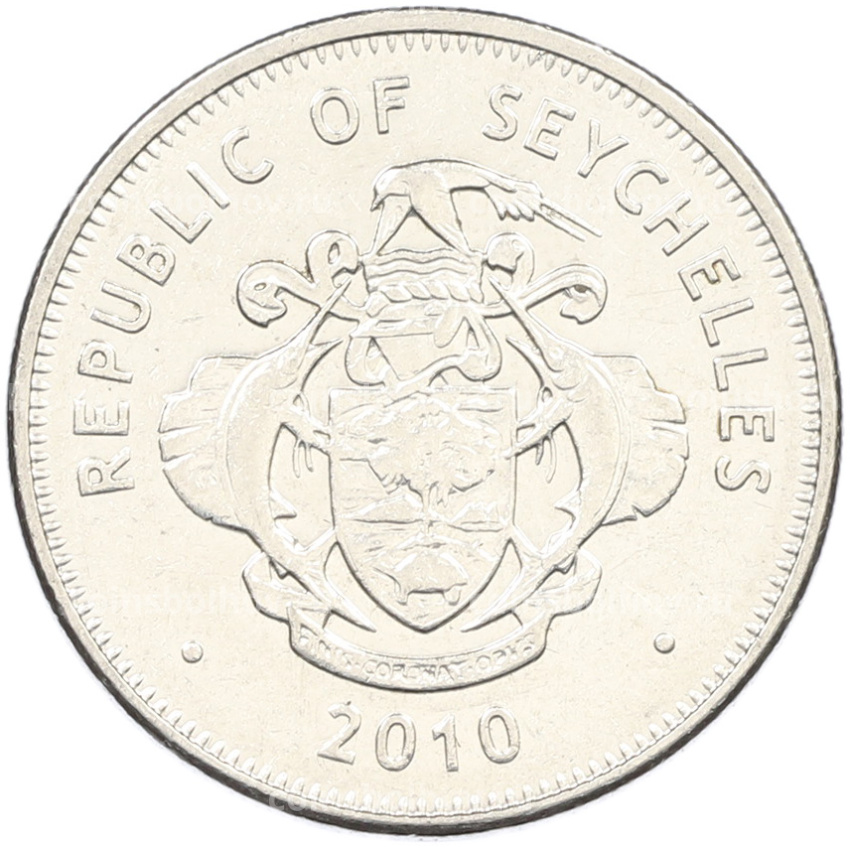 Монета 1 рупия 2010 года Сейшелы (вид 2)