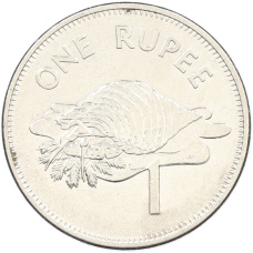 Монета 1 рупия 2010 года Сейшелы (аверс)
