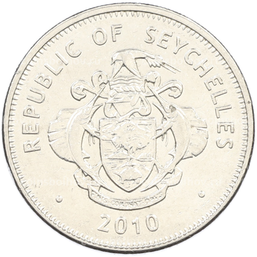 Монета 1 рупия 2010 года Сейшелы (вид 2)