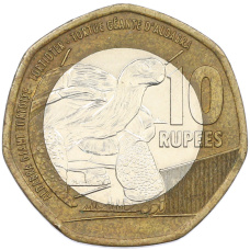Монета 10 рупий 2016 года Сейшелы (аверс)