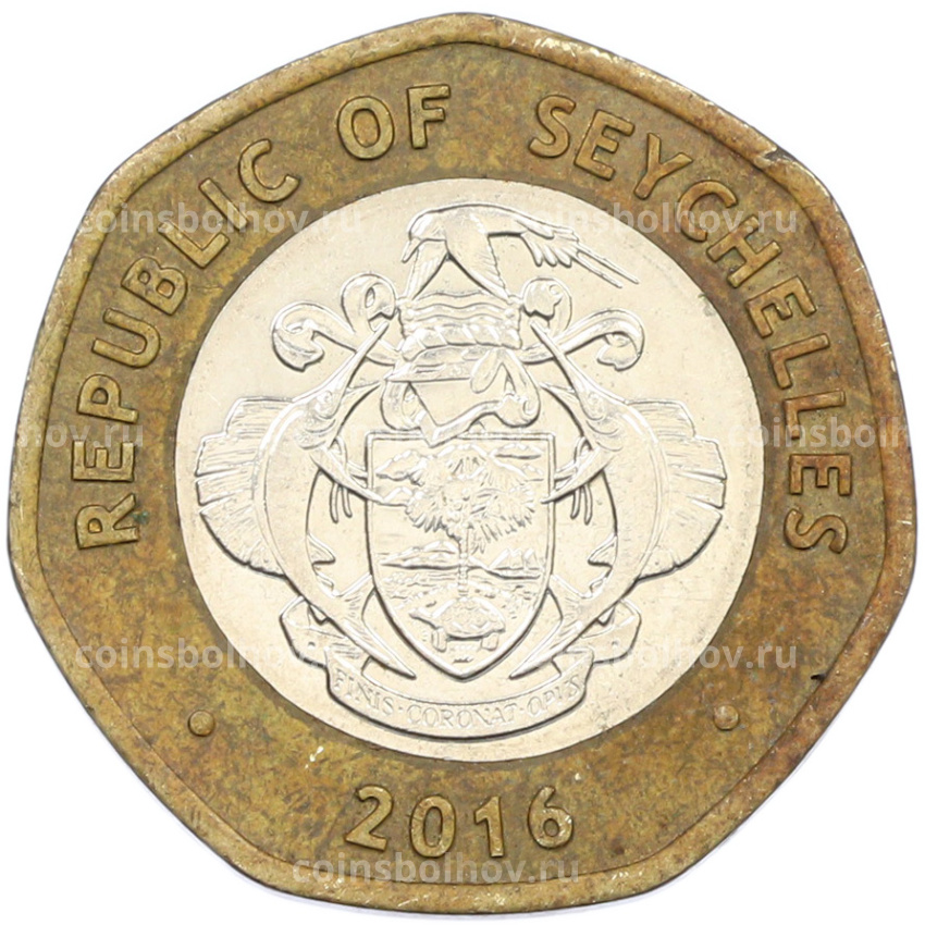 Монета 10 рупий 2016 года Сейшелы (вид 2)