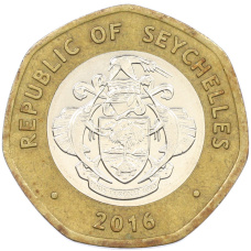 Монета 10 рупий 2016 года Сейшелы (реверс)