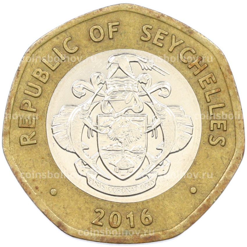 Монета 10 рупий 2016 года Сейшелы (вид 2)