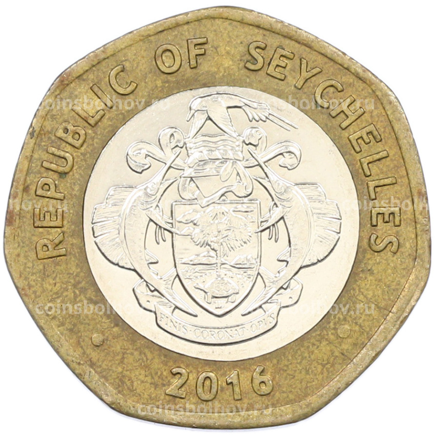 Монета 10 рупий 2016 года Сейшелы (вид 2)
