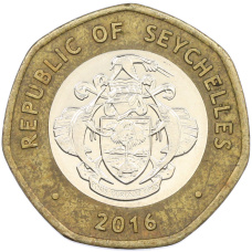 Монета 10 рупий 2016 года Сейшелы (реверс)