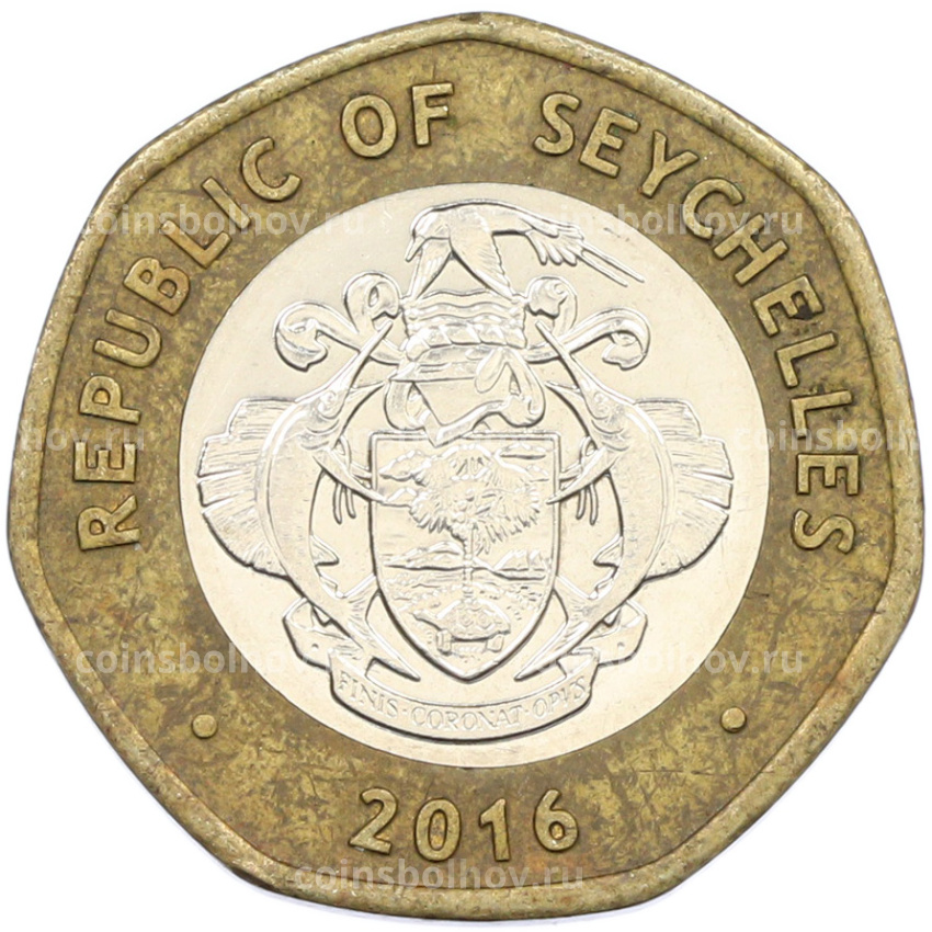 Монета 10 рупий 2016 года Сейшелы (вид 2)