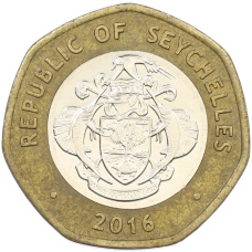 Монета 10 рупий 2016 года Сейшелы (реверс)
