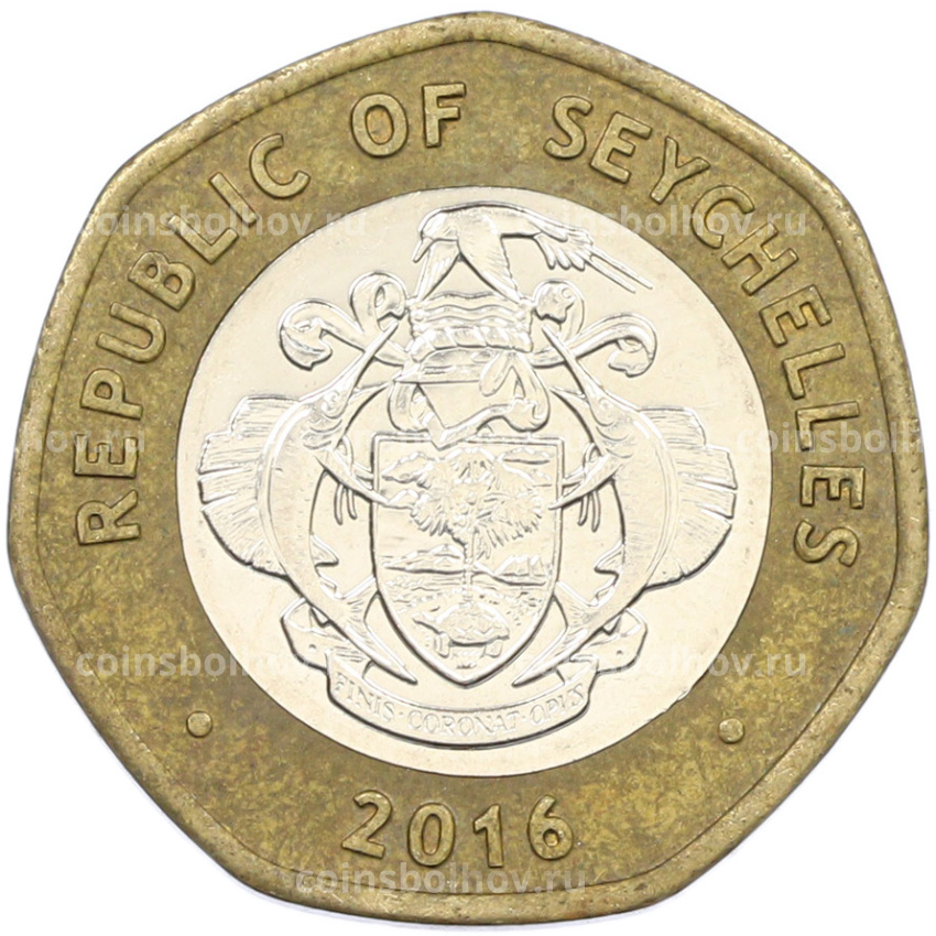 Монета 10 рупий 2016 года Сейшелы (вид 2)