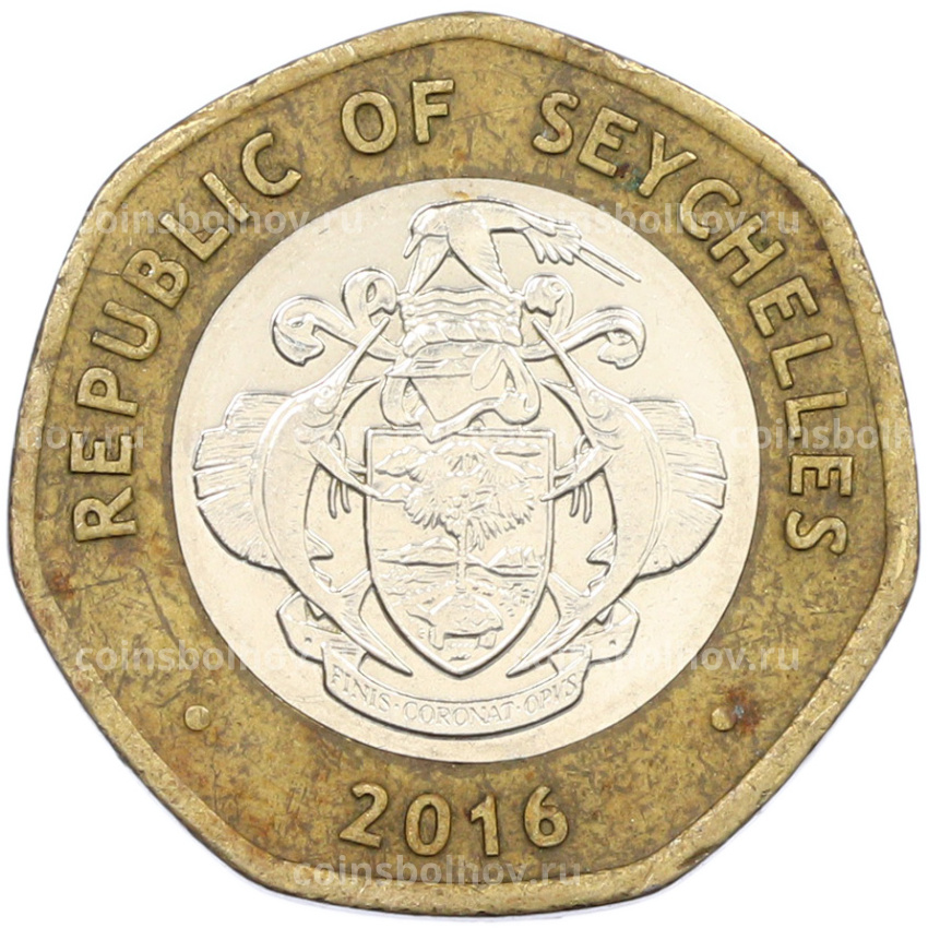 Монета 10 рупий 2016 года Сейшелы (вид 2)
