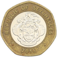 Монета 10 рупий 2016 года Сейшелы (реверс)