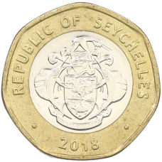 Монета 10 рупий 2018 года Сейшелы (реверс)