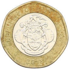 Монета 10 рупий 2018 года Сейшелы (реверс)