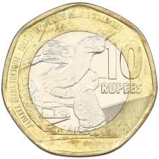 Монета 10 рупий 2018 года Сейшелы (аверс)