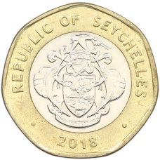 Монета 10 рупий 2018 года Сейшелы (реверс)