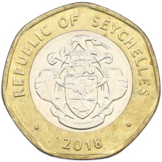 Монета 10 рупий 2018 года Сейшелы (реверс)
