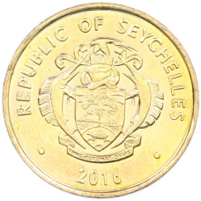 Монета 10 центов 2016 года Сейшелы (реверс)