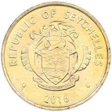 Монета 10 центов 2016 года Сейшелы (реверс)