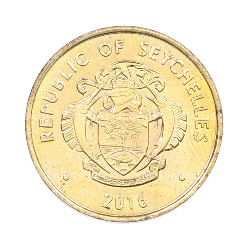Монета 10 центов 2016 года Сейшелы (вид 2)