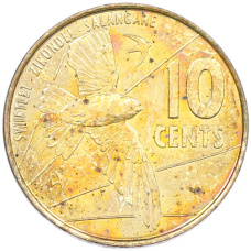Монета 10 центов 2016 года Сейшелы (аверс)