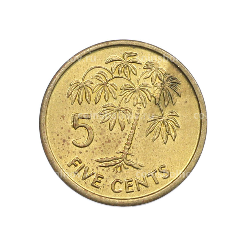 Монета 5 центов 2003 года Сейшелы
