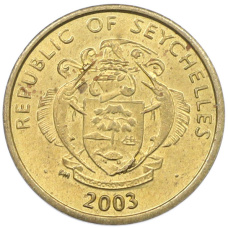 Монета 5 центов 2003 года Сейшелы (реверс)