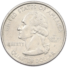 Монета 1/4 доллара (25 центов) 2000 года P США «Штаты и территории — Штат Мэриленд» (реверс)