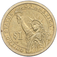 Монета 1 доллар 2011 года (P) США «20-й президент США Джеймс Гарфилд» (реверс)