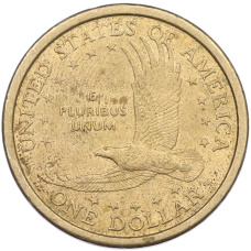 Монета 1 доллар 2000 года P США «Парящий орел» (Сакагавея) (реверс)